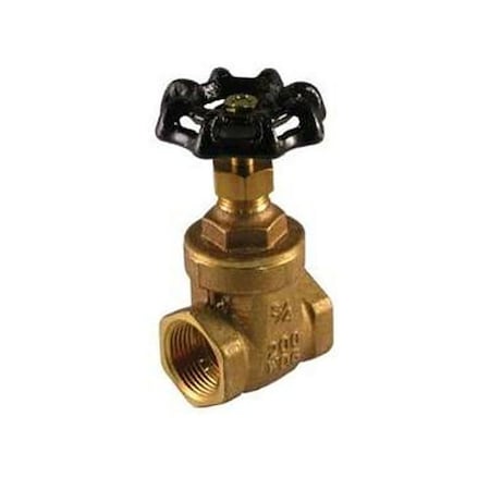 Thrifco Plumbing 1 Inch IPS Brass Gate Valve 6415005